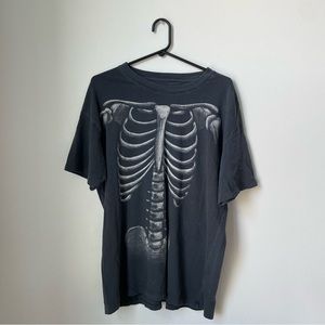 American Eagle Oversized Skeleton Shirt